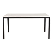 Parson - Small Marble Dining Table - Black - JaxCo Furniture