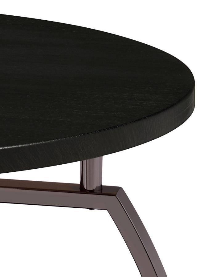 Dacre - Round Engineered Wood Top Table - JaxCo Furniture