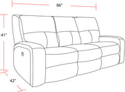 Polaris - Power Sofa - JaxCo Furniture