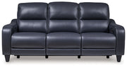 Mercomatic - Power Reclining Sofa With Adj Headrest - JaxCo Furniture