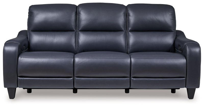 Mercomatic - Power Reclining Sofa With Adj Headrest - JaxCo Furniture