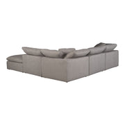 Terra - Livesmart Fabric Condo Dream Modular Sectional - Light Gray - JaxCo Furniture
