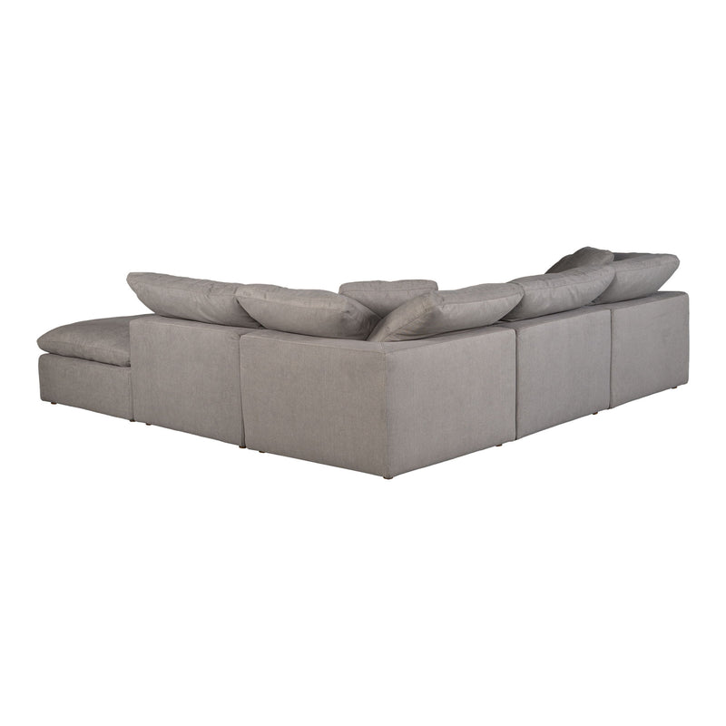 Terra - Livesmart Fabric Condo Dream Modular Sectional - Light Gray - JaxCo Furniture