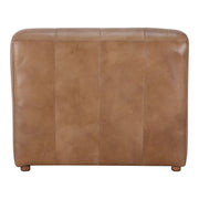Ramsay - Leather Slipper Chair - Tan - JaxCo Furniture