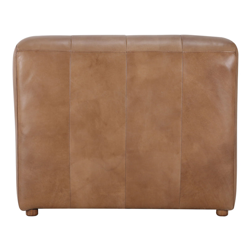 Ramsay - Leather Slipper Chair - Tan - JaxCo Furniture