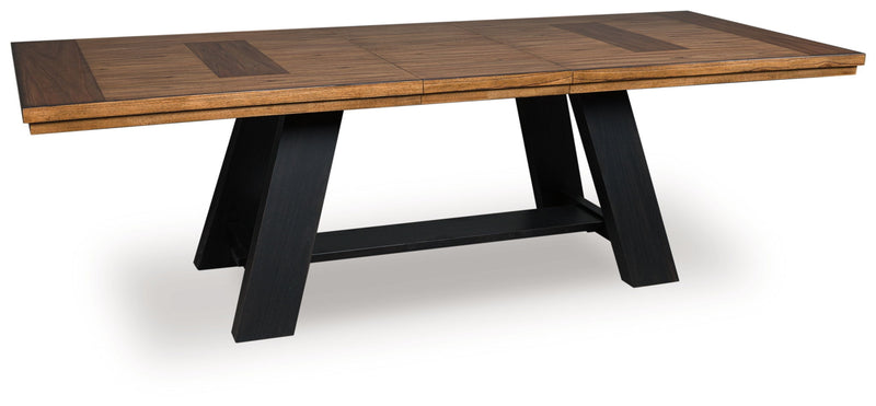Greddinton - Brown / Black - Dining Extension Table - JaxCo Furniture