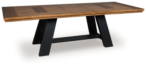 Greddinton - Brown / Black - Dining Extension Table - JaxCo Furniture