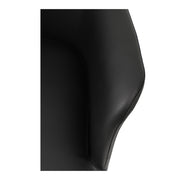 Morris - PVC Office Chair - Black - JaxCo Furniture