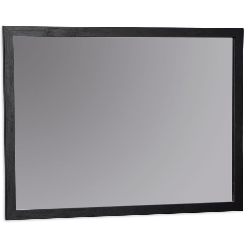 Danziar - Black - Bedroom Mirror - JaxCo Furniture