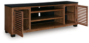 Kallari - TV Stand With Fireplace Option - JaxCo Furniture