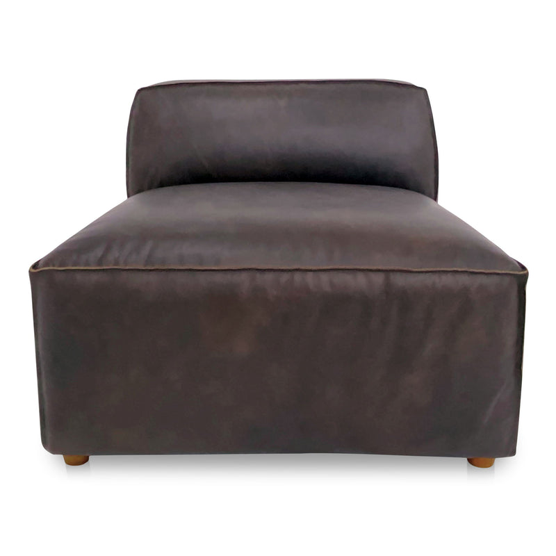 Form - Slipper Chair - Espresso Brown - JaxCo Furniture