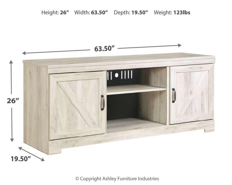 Bellaby - TV Stand W/Fireplace Option - JaxCo Furniture