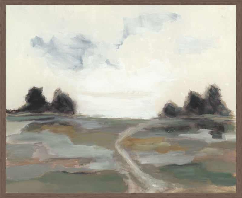 Field - 48" x 72" Painting By Buddy Whitlock - Gray / White - JaxCo Furniture