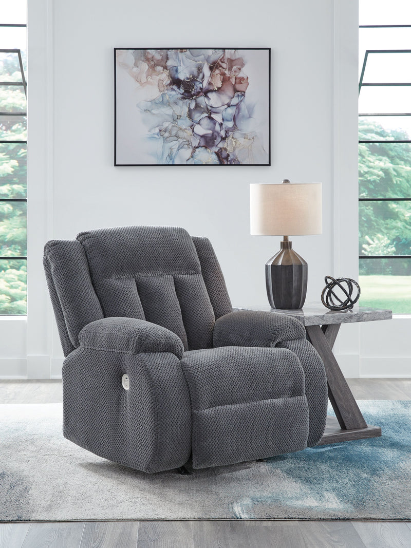 Observation - Steel - Power Rocker Recliner - JaxCo Furniture