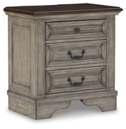 Lodenbay - Antique Gray - Three Drawer Night Stand - JaxCo Furniture