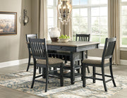 Tyler Creek - Counter Height Table Set - JaxCo Furniture