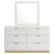 Caraway - 6-Drawer Bedroom Dresser With Mirror - JaxCo Furniture