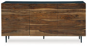 Darrey - Natural / Brown - Accent Cabinet - JaxCo Furniture