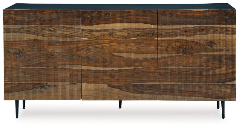 Darrey - Natural / Brown - Accent Cabinet - JaxCo Furniture