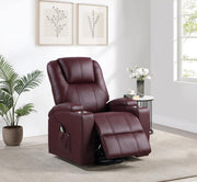 Armstrong - Upholstered Power Lift Massage Recliner - JaxCo Furniture