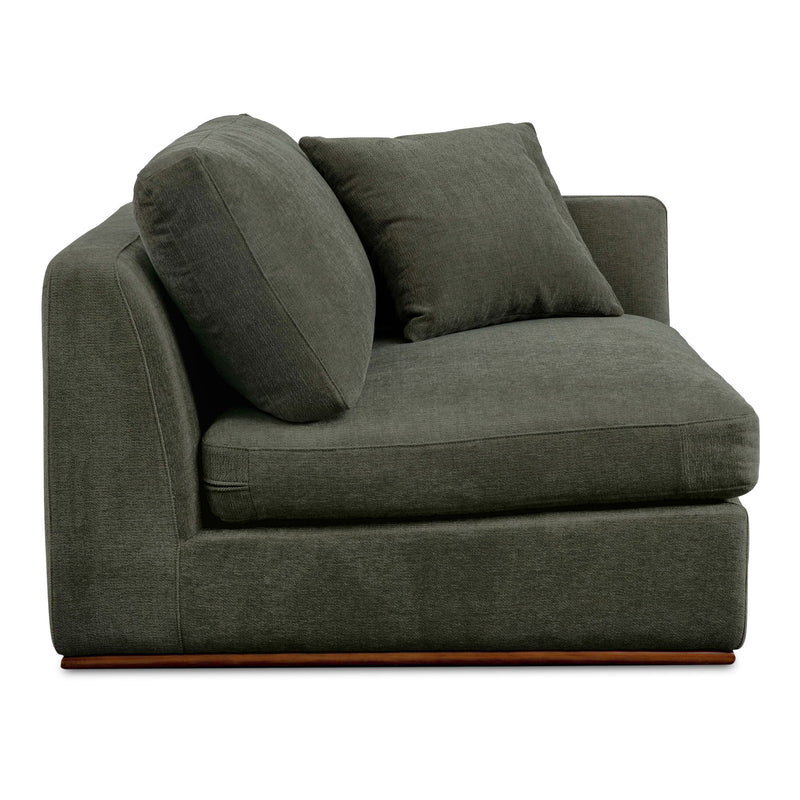 Rue - Right Arm Facing Chair - Deep Green - JaxCo Furniture