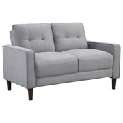 Bowen - Upholstered Track Arm Tufted Loveseat - JaxCo Furniture