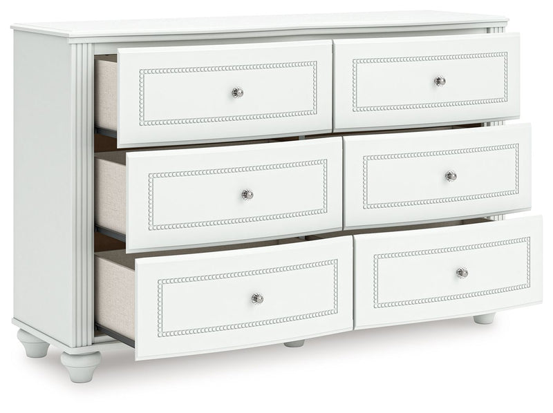 Kozlani - Six Drawer Dresser - JaxCo Furniture