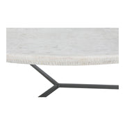Chloe - Marble Coffee Table - White - JaxCo Furniture