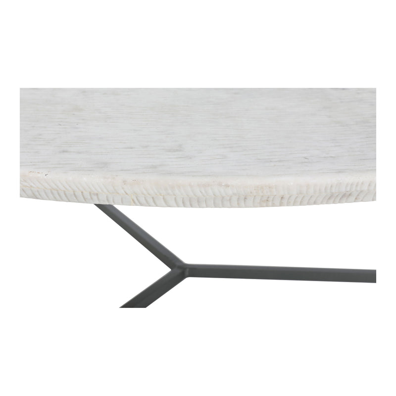 Chloe - Marble Coffee Table - White - JaxCo Furniture