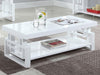 Schmitt - Rectangular Coffee Table - White High Gloss - JaxCo Furniture