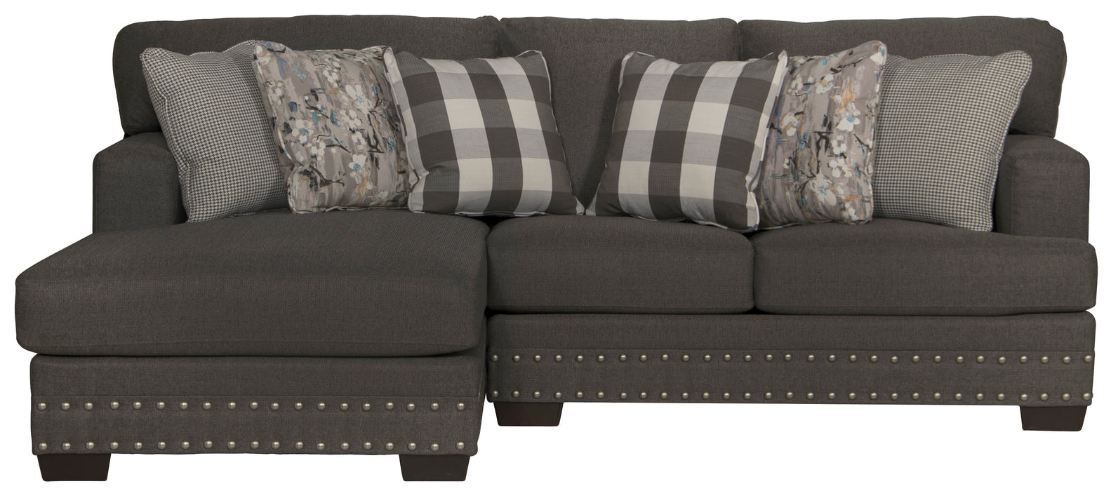 Crawford - Sectional With Accent Pillows - JaxCo Furniture