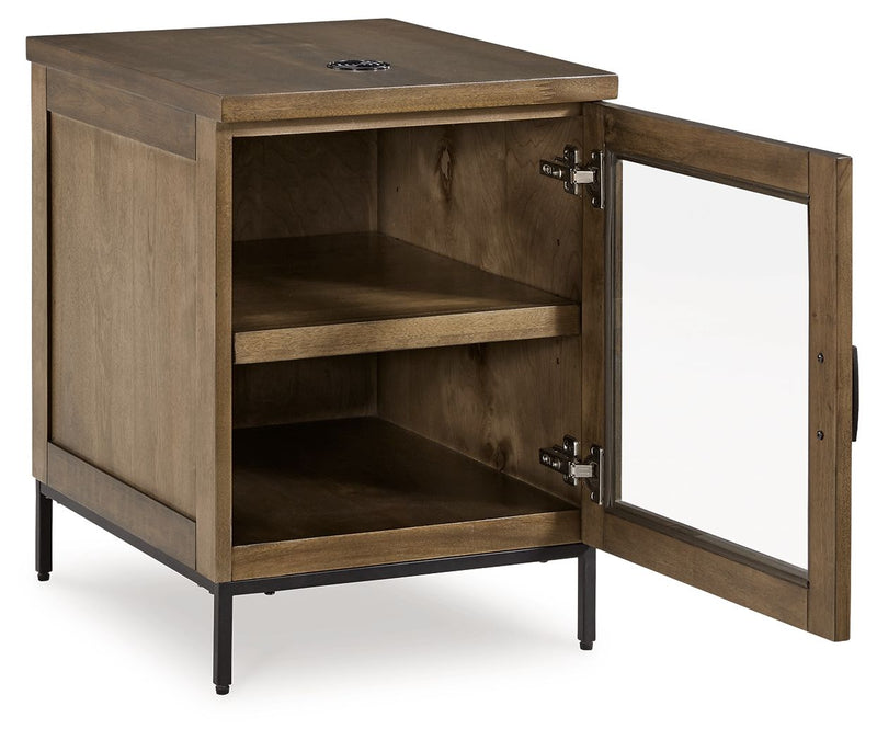 Torlanta - Brown - Chair Side End Table - JaxCo Furniture