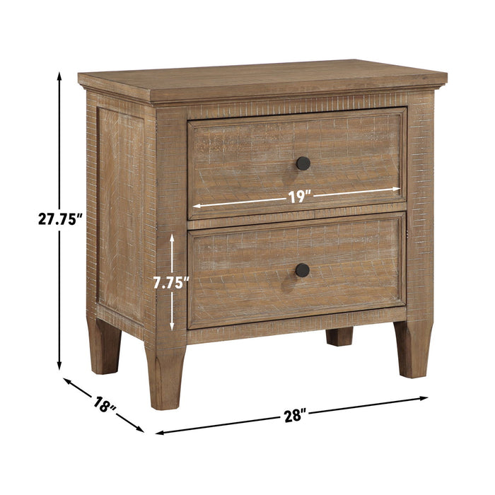 Riverdale - 2 Drawer Nightstand - Dark Brown - JaxCo Furniture