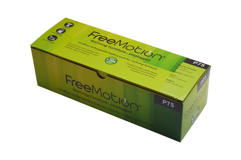 Freemotion - Battery 7500 mAh - Black - JaxCo Furniture