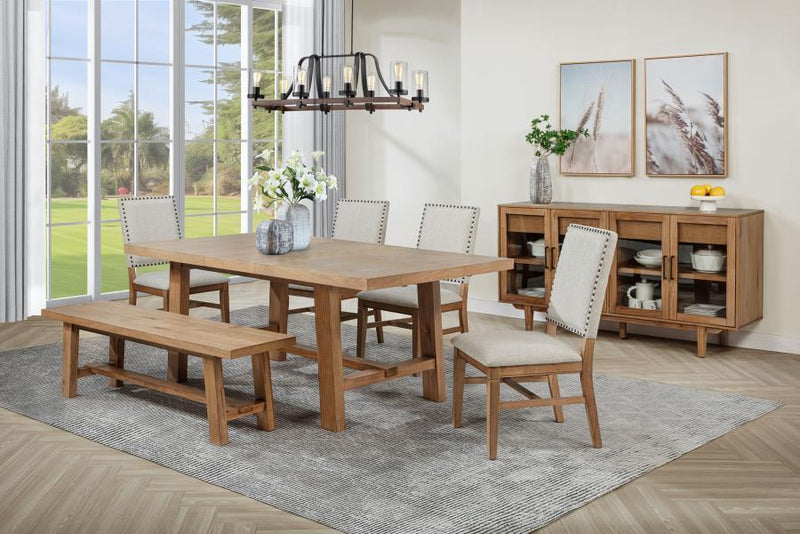 Middleton - Extension Leaf Dining Set With Upholstered Chairs - JaxCo Furniture
