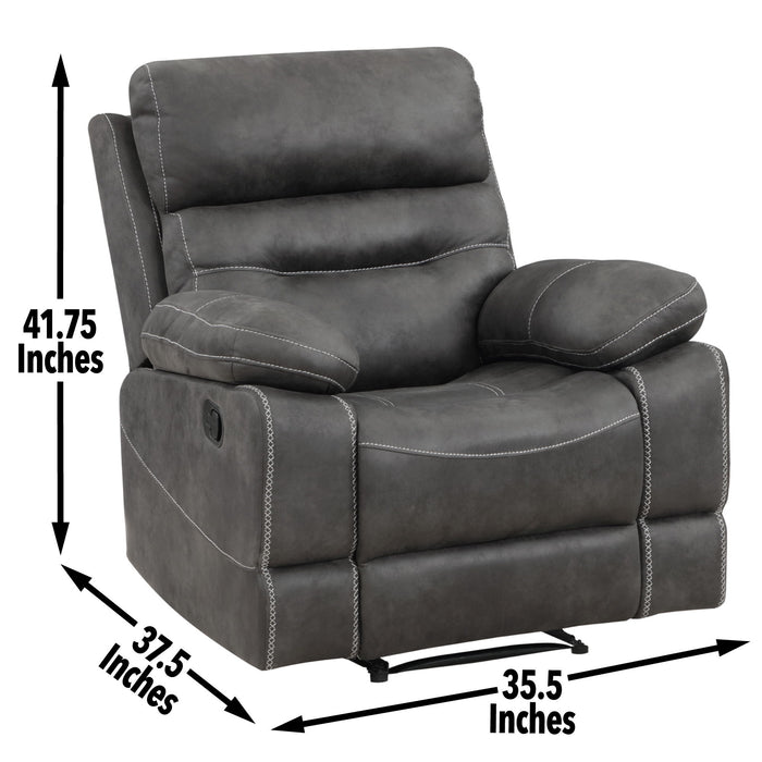 Rudger - Manual Recliner Chair - JaxCo Furniture