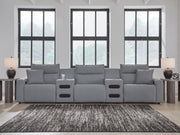 ModMax II - Salt And Pepper - Reclining Sectional - JaxCo Furniture