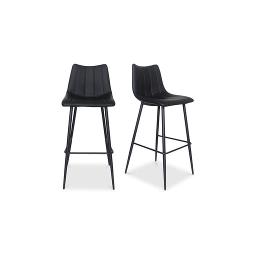 Alibi - Barstool (Set of 2) - Matte Black - JaxCo Furniture