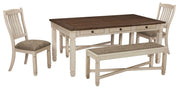 Bolanburg - Rectangular Dining Table Set - JaxCo Furniture