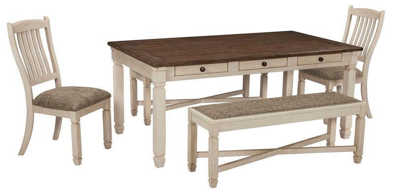 Bolanburg - Rectangular Dining Table Set - JaxCo Furniture