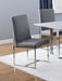 Mackinnon - Upholstered Dining Side Chair (Set of 2) - Gray - JaxCo Furniture