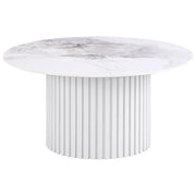Rowena - Round Sintered Stone Table - JaxCo Furniture