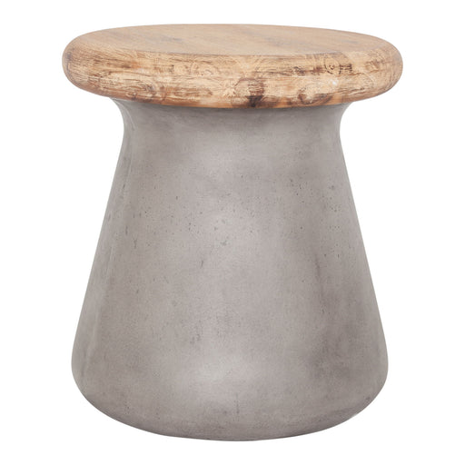 Earthstar - Outdoor Stool - Gray - JaxCo Furniture