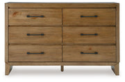 Sherbana - Light Brown - Dresser - JaxCo Furniture