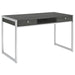 Wallice - 2-Drawer Writing Desk - Weathered Gray - JaxCo Furniture