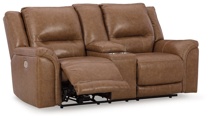 Trasimeno - Power Reclining Loveseat With Console - JaxCo Furniture