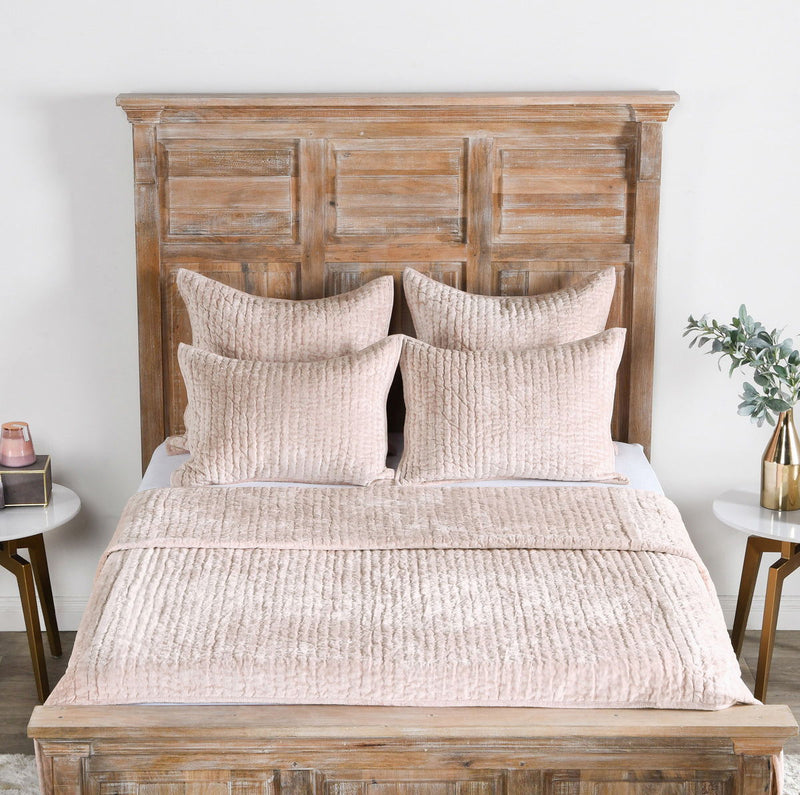 Bari - Velvet Quilt - JaxCo Furniture