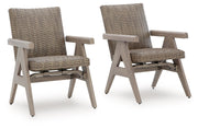 Cliff Trails - Beige - Rocking Arm Chair (Set of 2) - JaxCo Furniture