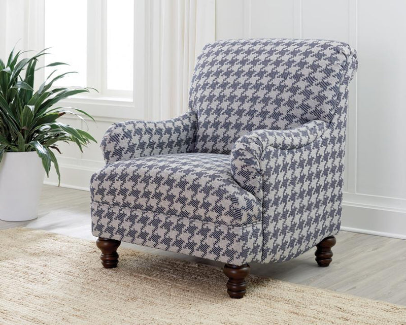 Glenn - Upholstered English Arm Accent Chair - JaxCo Furniture