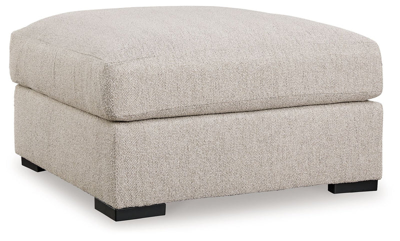 Ballyton - Sand - Oversized Accent Ottoman - JaxCo Furniture